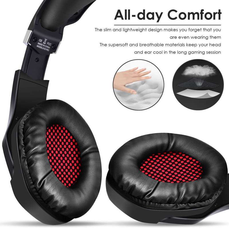 ONIKUMA K5 Stereo Gaming Headset for PS4 PC Xbox - Grey Camo