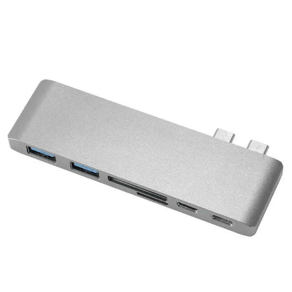 HD 4K USB-C Card Reader & Hub 7 Port