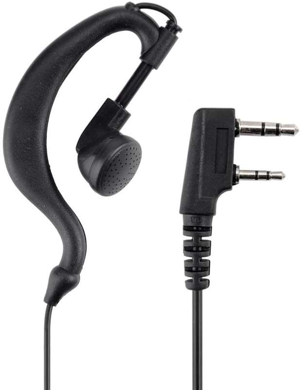 Walkie Talkie 2-Pin Earpiece Headset For Baofeng Two Way Radio