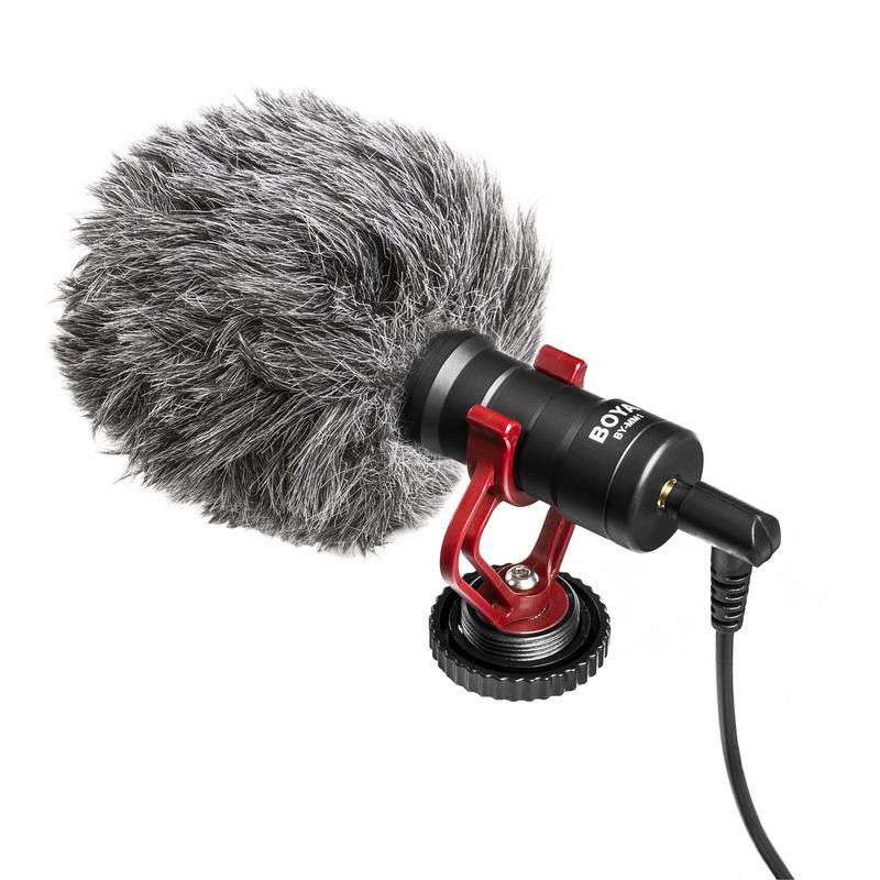 Boya BY-MM1 Cardioid Condenser Microphone- Black
