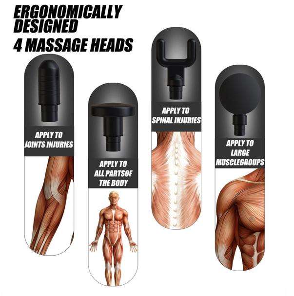 Fascial Gun Massage MD-320 Muscle Massager After Exercise- BLUE