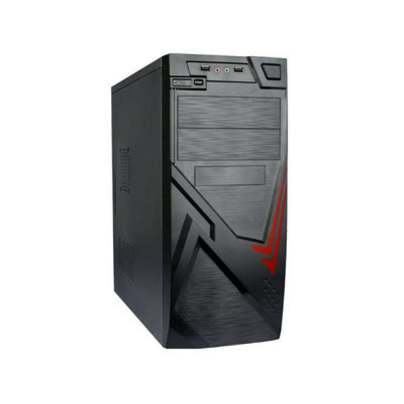 EMPTY ATX PC Case Without Power Supply-TT3107 - Red