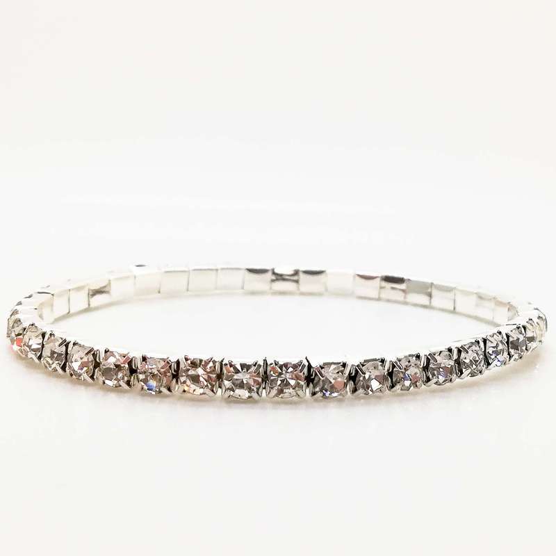 Silver Diamante Bracelet