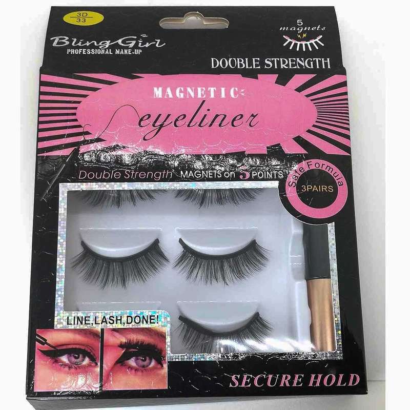 Magnetic Eye Lashes with Eye Liner - 33