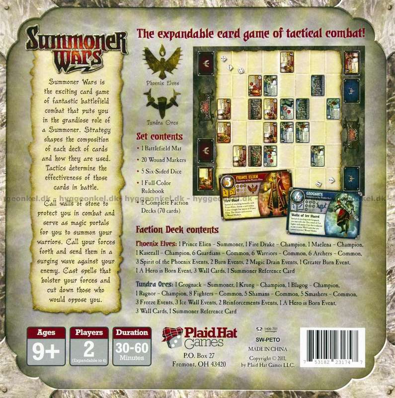Summoner Wars: Phoenix Elves vs Tundra Orcs