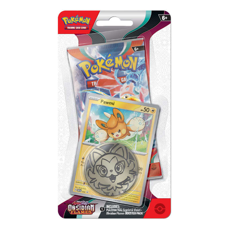 Pokémon Scarlet & Violet | Obsidian Flames | Checklane Blister - Pawmi
