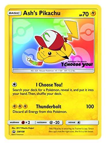 Ash's Pikachu SM108 - Sealed