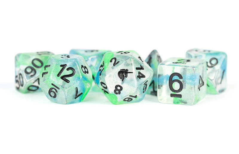 Unicorn Sea Kelp - 16mm Resin Dice Set