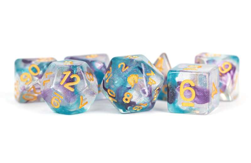 Unicorn Fancy Fae - 16mm Resin Dice Set