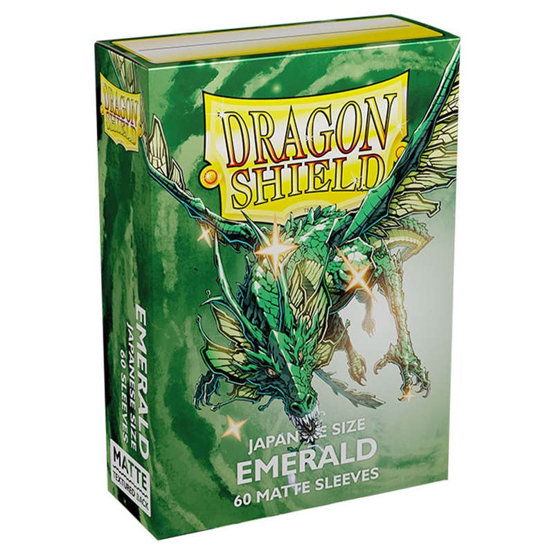 Dragon Shield Sleeves Japanese: Matte Emerald (60)
