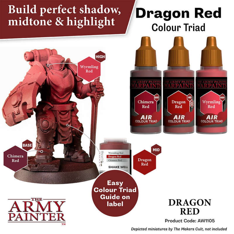 Warpaints Air: Dragon Red