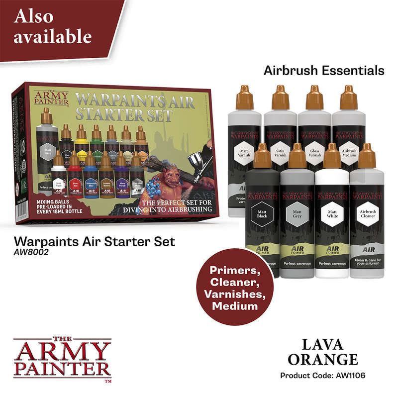 Warpaints Air: Lava Orange