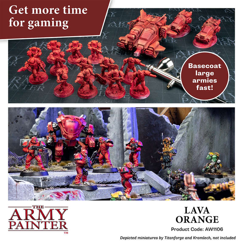 Warpaints Air: Lava Orange