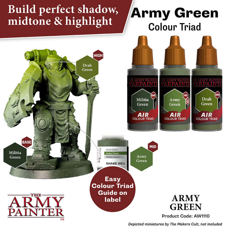 Warpaints Air: Army Green