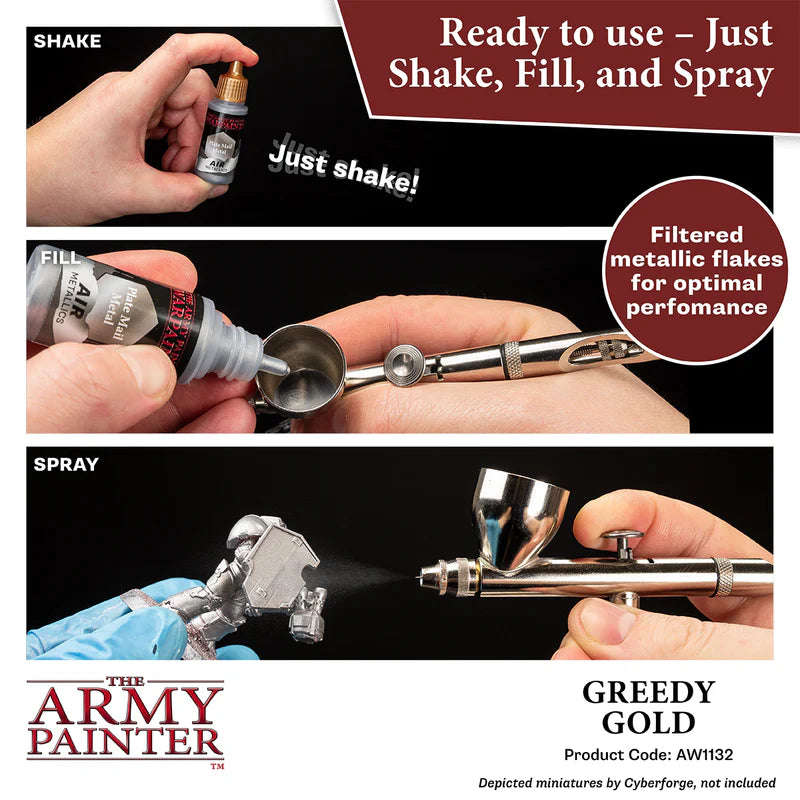 Warpaints Air Metallics: Greedy Gold