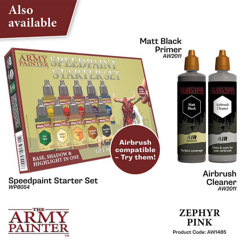 Warpaints Air Metallics: Zephyr Pink