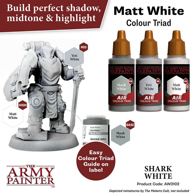 Warpaints Air: Shark White