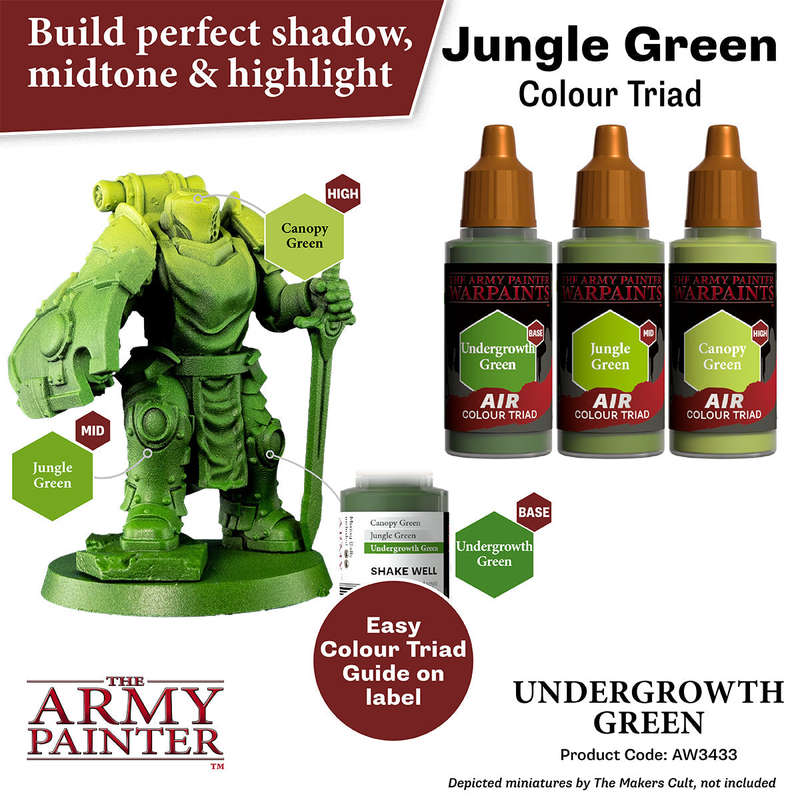 Warpaints Air: Undergrowth Green