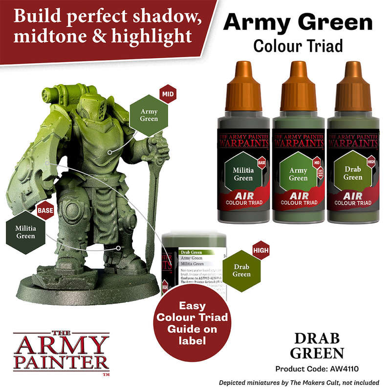 Warpaints Air: Drab Green