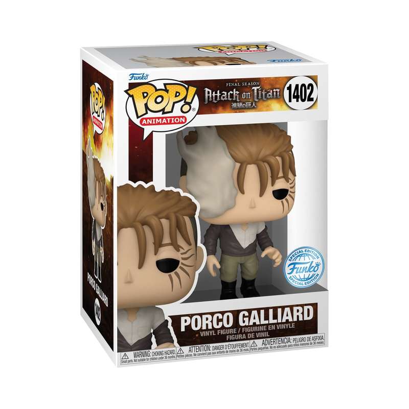 FUNKO POP! Animation: Attack On Titan  Porco Galliard (Special Edition)