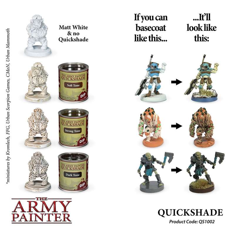 Quickshade Dip Tins - Dark Tone