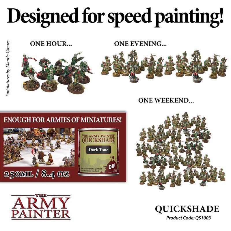 Quickshade Dip Tins - Dark Tone