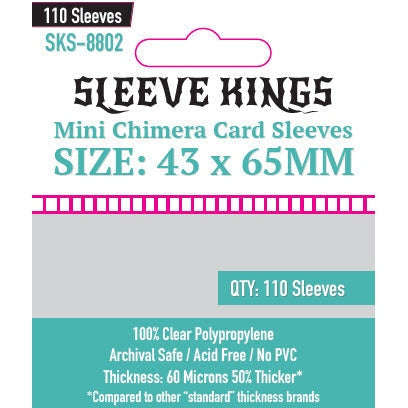 Sleeve Kings | Mini Chimera Card Sleeves (Size 43 x 65 mm)