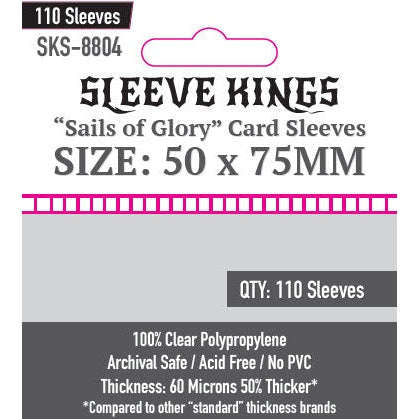 Sleeve Kings | Sails of Glory Card Sleeves (Size 50 x 75 mm)