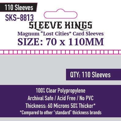 Sleeve Kings | Magnum "Lost Cities" Card Sleeves (Size 70 x 110 mm)
