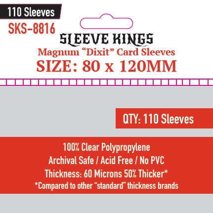 Sleeve Kings | Magnum "Dixit" Card Sleeves (Size 80 x 120 mm)