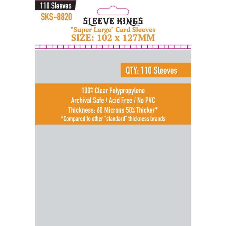 Sleeve Kings | Super Large Sleeves (Size 102 x 127 mm)