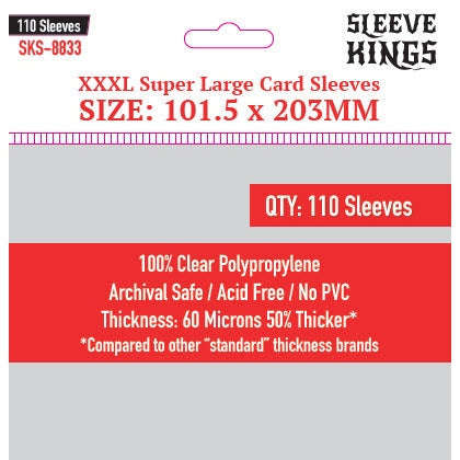 Sleeve Kings | XXXL Super Large Sleeves (101.5 x 203mm)