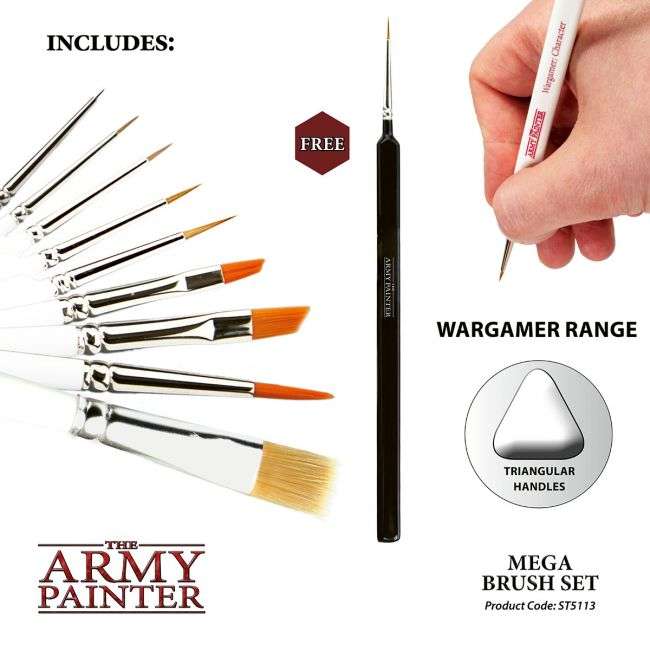 Wargames Mega Brush Set