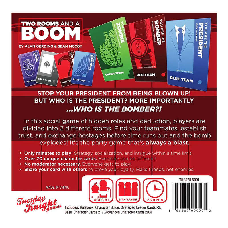 Two Rooms and a Boom