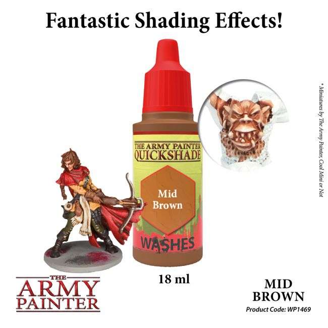 Warpaints Washes | Mid Brown