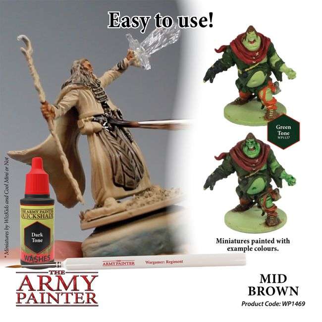 Warpaints Washes | Mid Brown