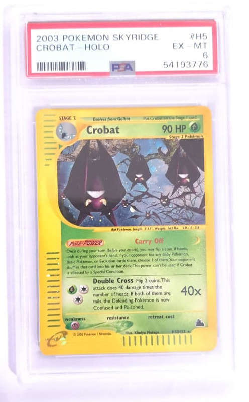 Graded Card | Crobat | Skyridge Holo H5 | PSA 6