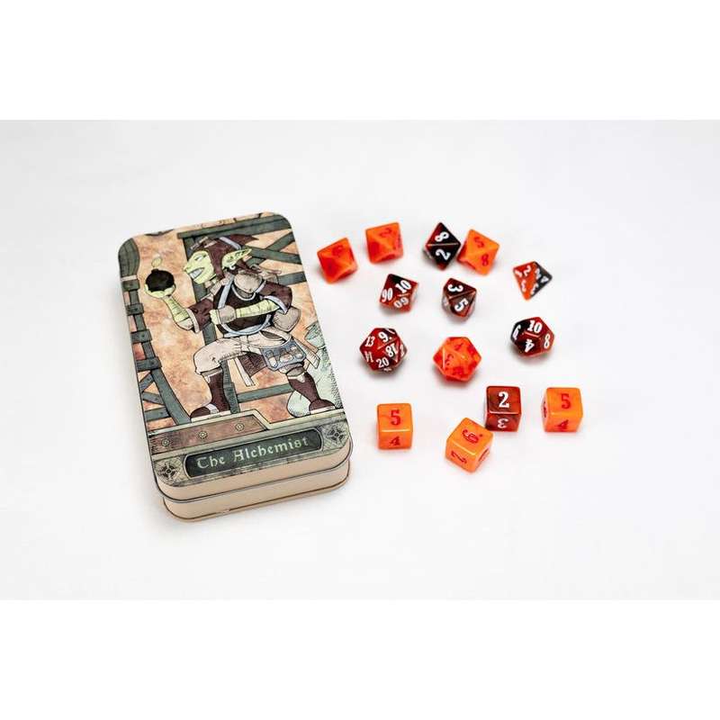 Dice Set and Tin | The Alchemist