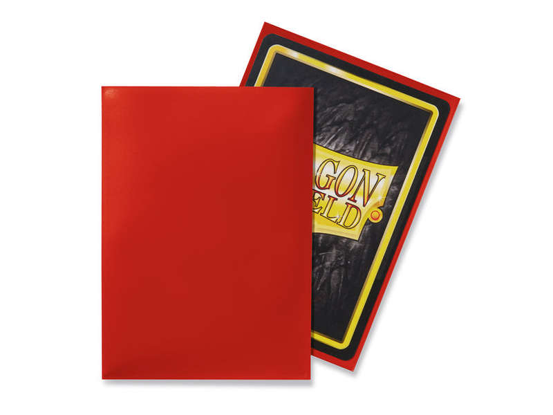 Dragon Shield Mini Sleeves - Japanese size | Red