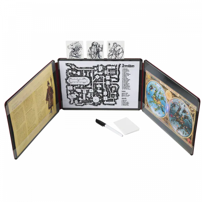 RPG Accessories - Game Master Screen: Blood Red