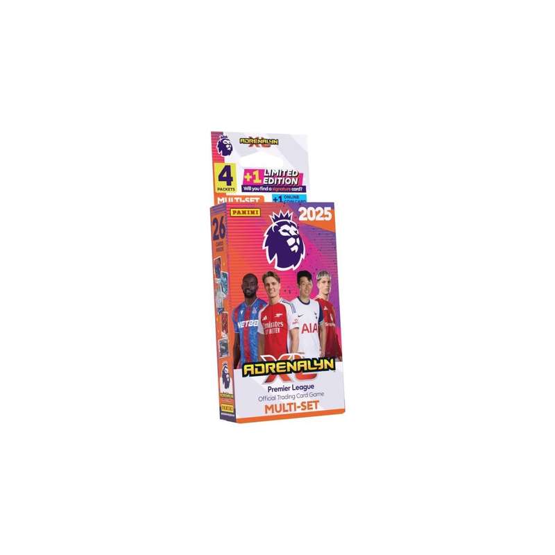 Premier League Adrenalyn XL 2024/25 Season Official Trading Card Game | Eco Booster (4 Packs, 1 P...