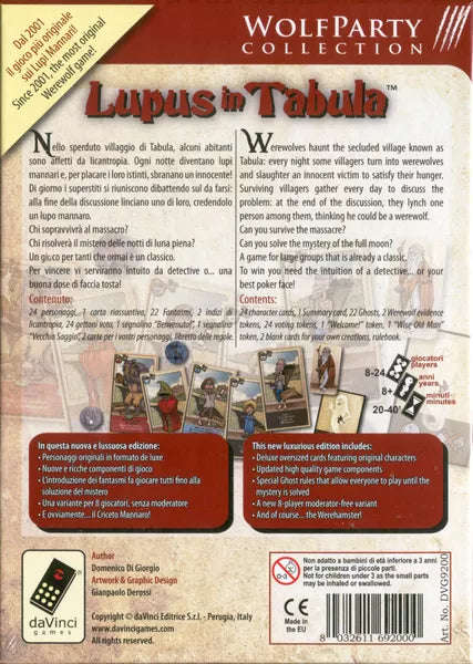 Lupus in Tabula (Wolf Party Collection)