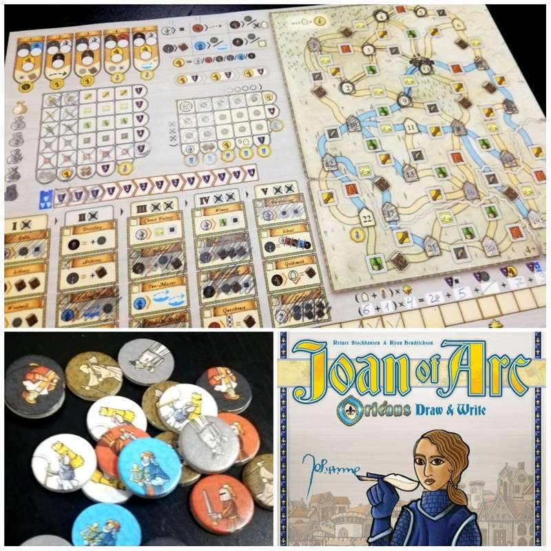 Joan of Arc: Orleans Draw And Write Board