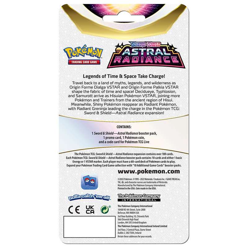 Pokemon Sword & Shield Astral Radiance |  Blister | Toxel