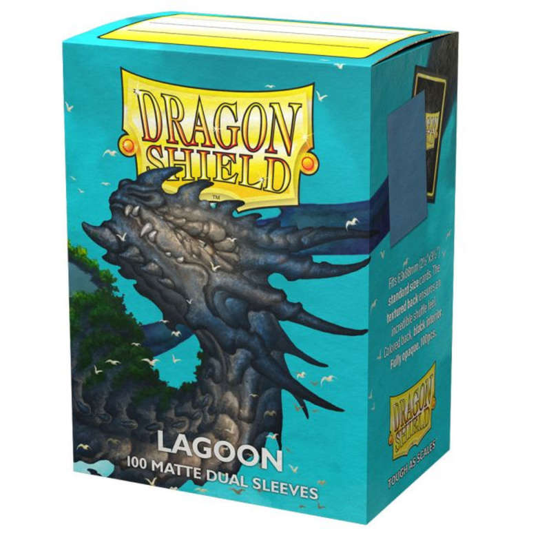 Dragon Shield Sleeves Standard: Matte Dual Lagoon (100)