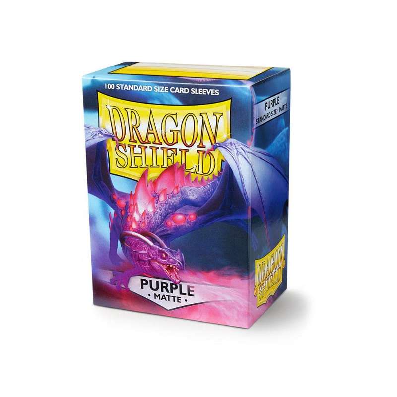 Dragon Shield Sleeves Standard: Matte Purple (100)