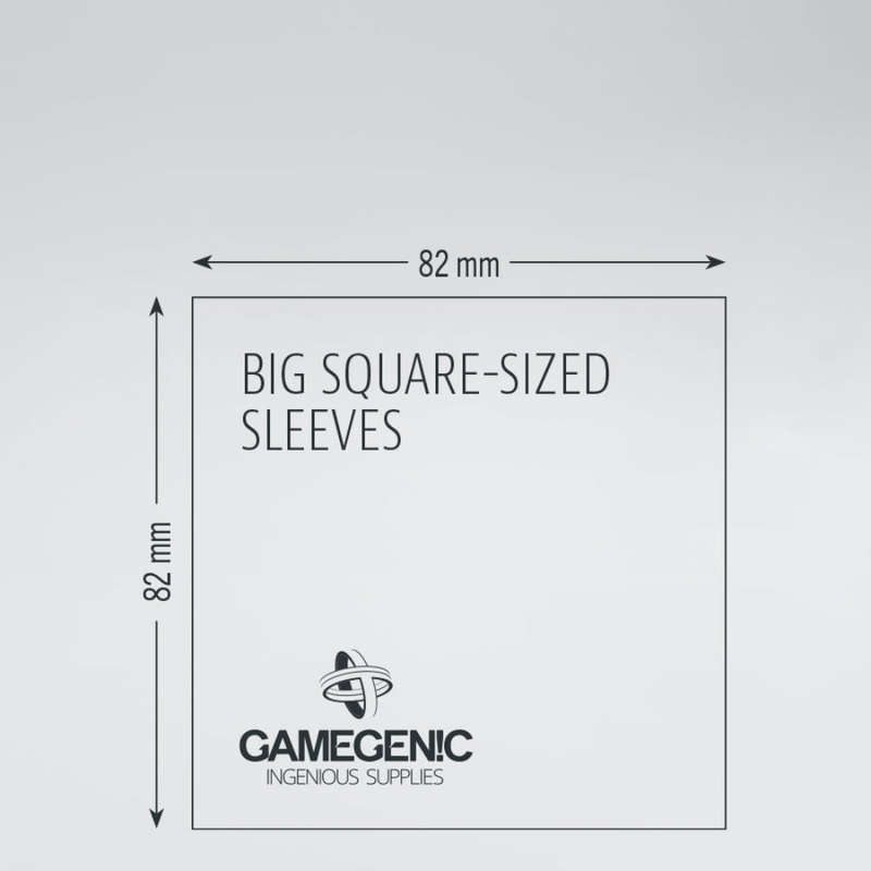 Gamegenic PRIME Sleeves: Big Square (Lime)
