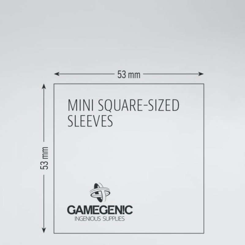 Gamegenic PRIME Sleeves: Mini-Square (Dark Blue)