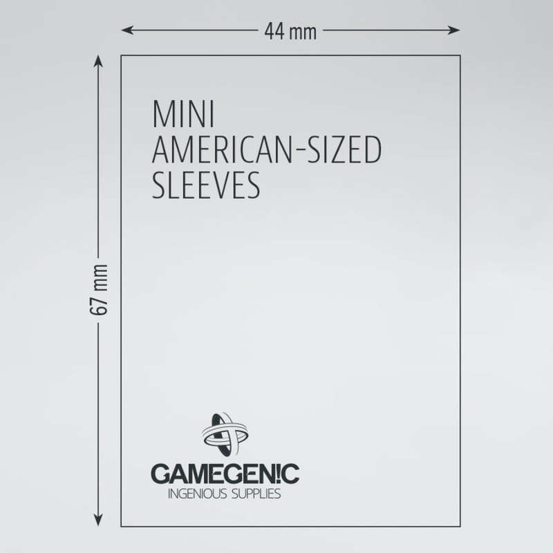 Gamegenic PRIME Sleeves: Mini American (Yellow)