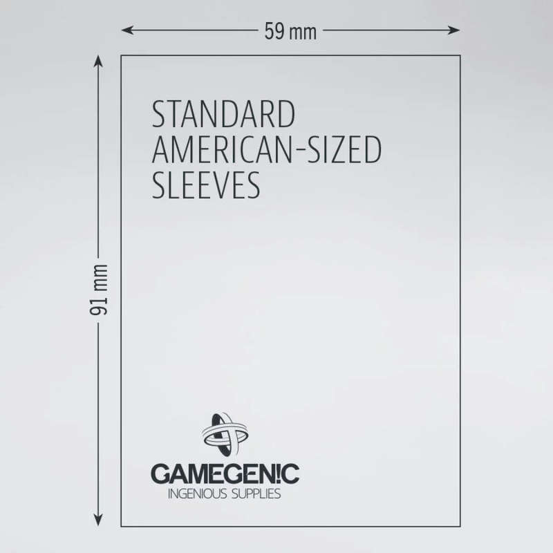 GameGenic - MATTE Sleeves: 59mm x 91mm (Green)